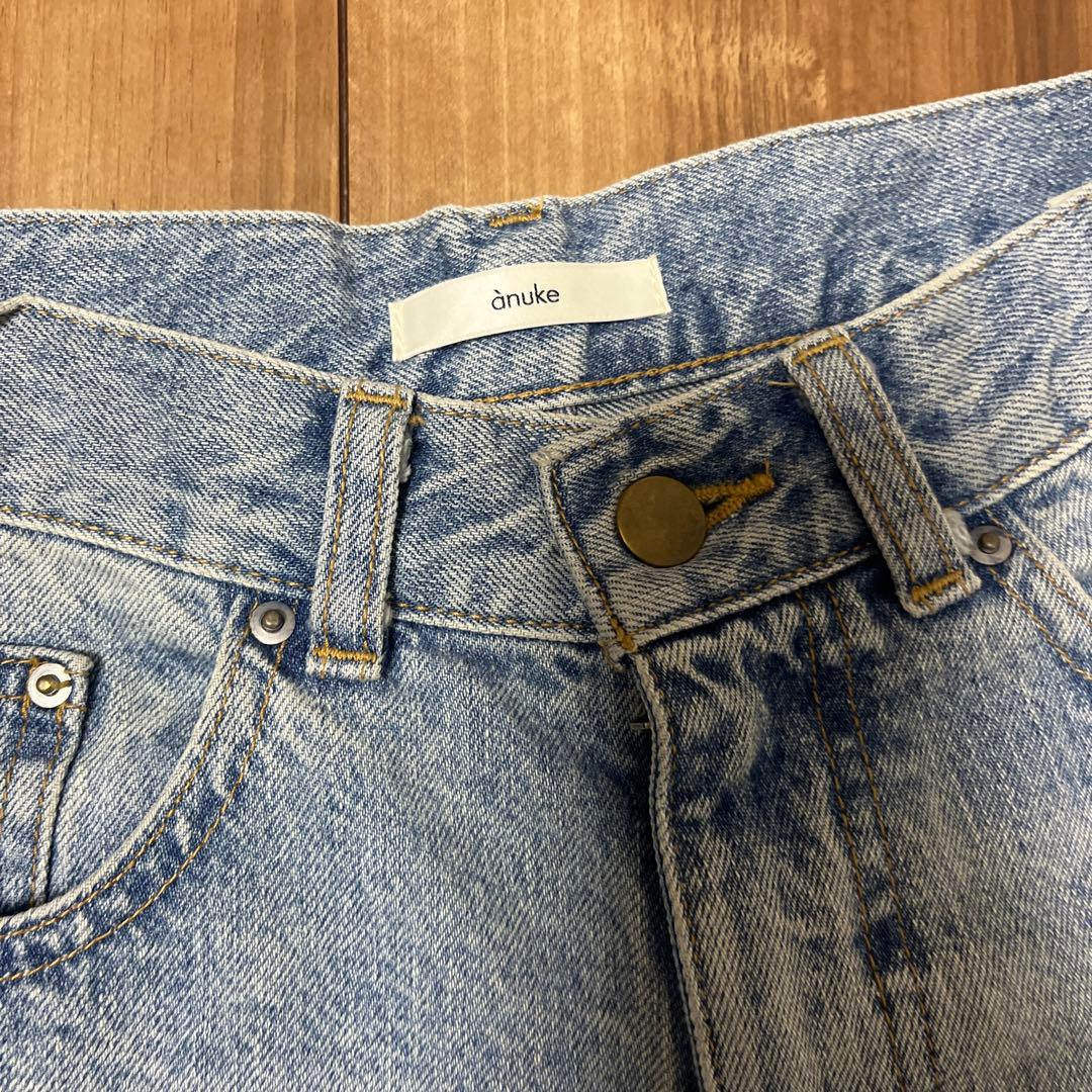 Anuke アンヌーク　Bleach Denim 36 ブリーチデニム