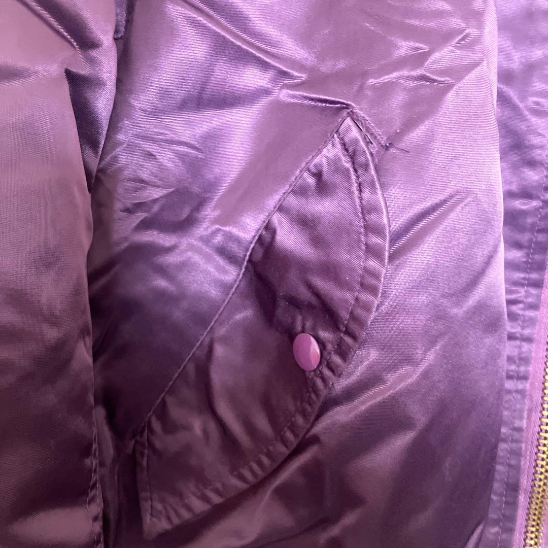 CORINTH MA-1 made in usa パープル　フライトジャケット