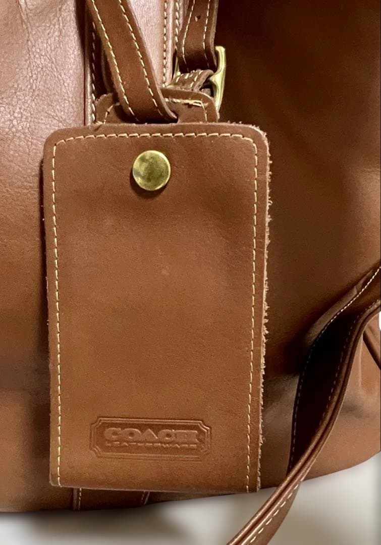 COACH コーチ レザー ボストンバッグ 2way 大容量