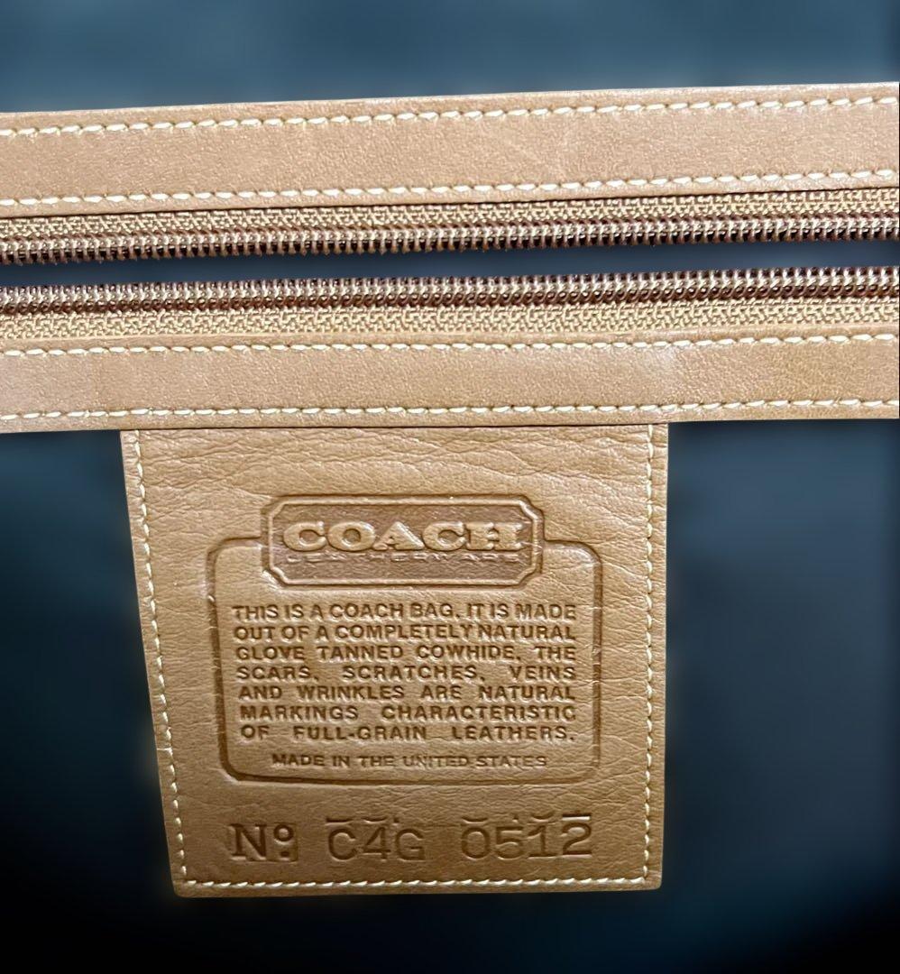 COACH コーチ レザー ボストンバッグ 2way 大容量
