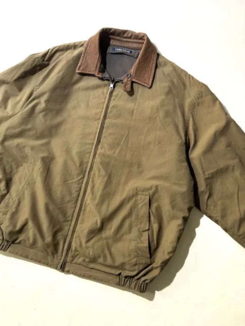 ジャケット・アウター 90's nautica Leather Reversible Blouson