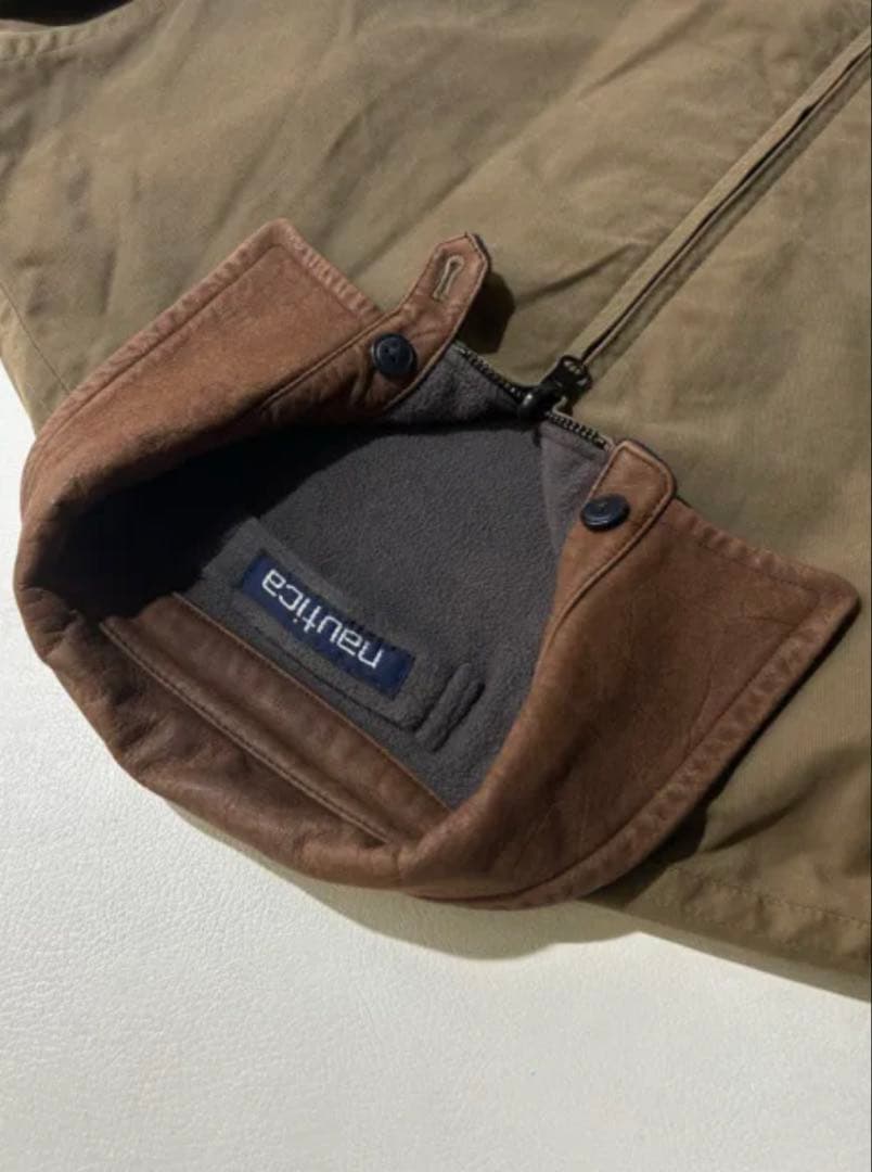 ジャケット・アウター 90's nautica Leather Reversible Blouson