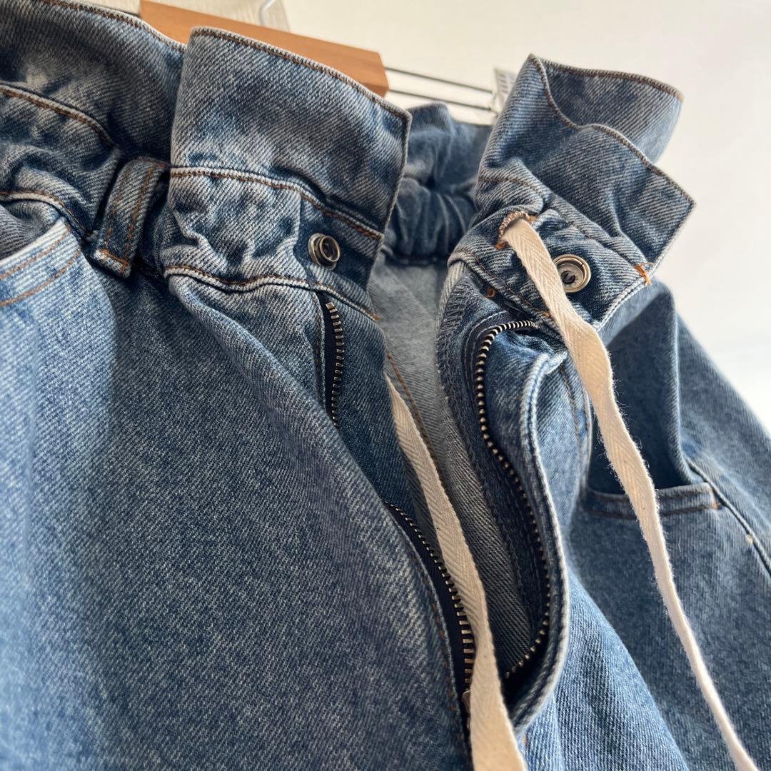 【38size】anuke Waist Tuck Denim