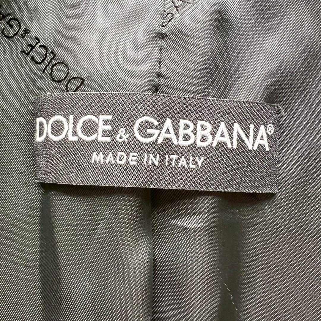 DOLCE&GABBANA DGロゴボタン ピンストライプ テーラードジャケット