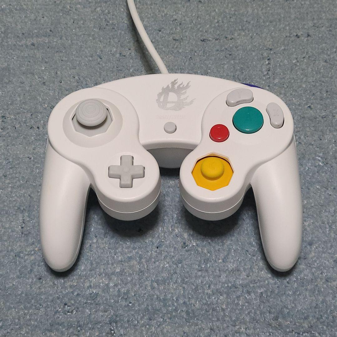 【レア】任天堂 ゲームキューブ コントローラー スマブラホワイト