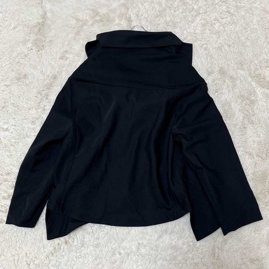 名品 美品　コムデギャルソン ウール サークル ジャケット　変形　黒AD2015