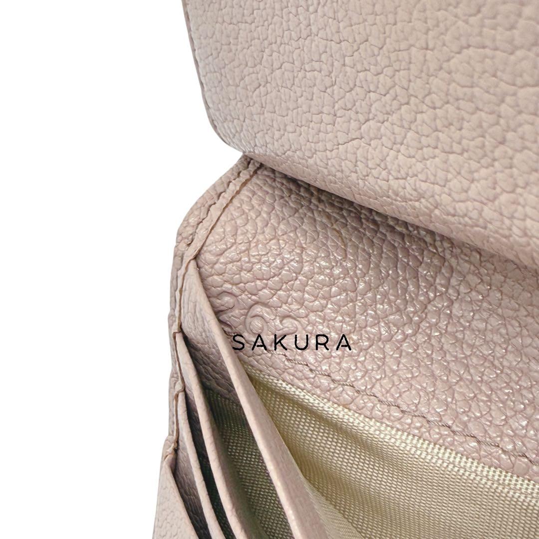 【 正規品 美品 】 miumiu マドラスパール二つ折り財布