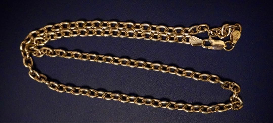 アクセサリー frank and easy big azuki chain necklace