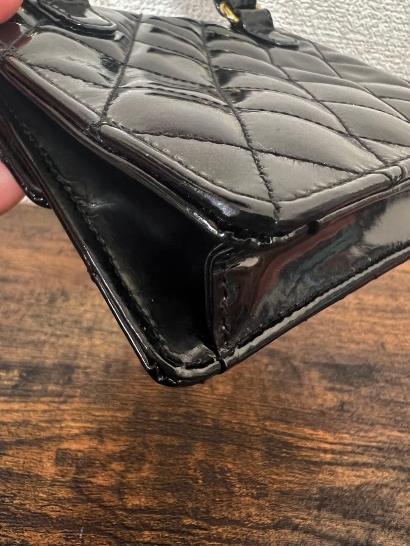 シリアルシール付き正規品シャネル　パテントバック　ウェスト　ショルダー