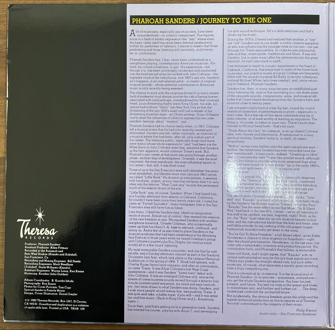 【2LP】Pharoah Sanders / Jorney To The One