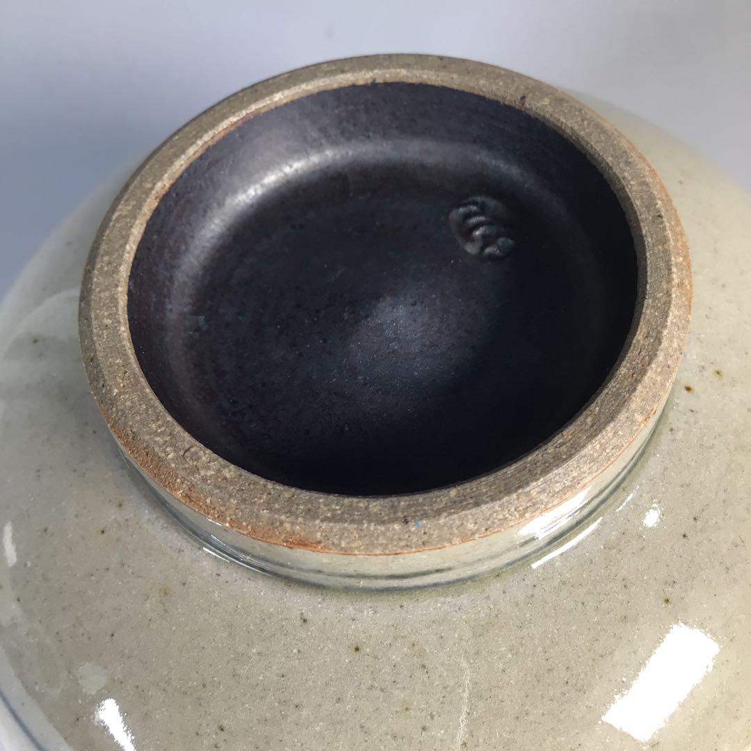 Ｍ３１６　茶碗　『膳所焼』『淡海ぜぜ　陽炎園造』『安南写七賢人絵』　共箱　茶道具