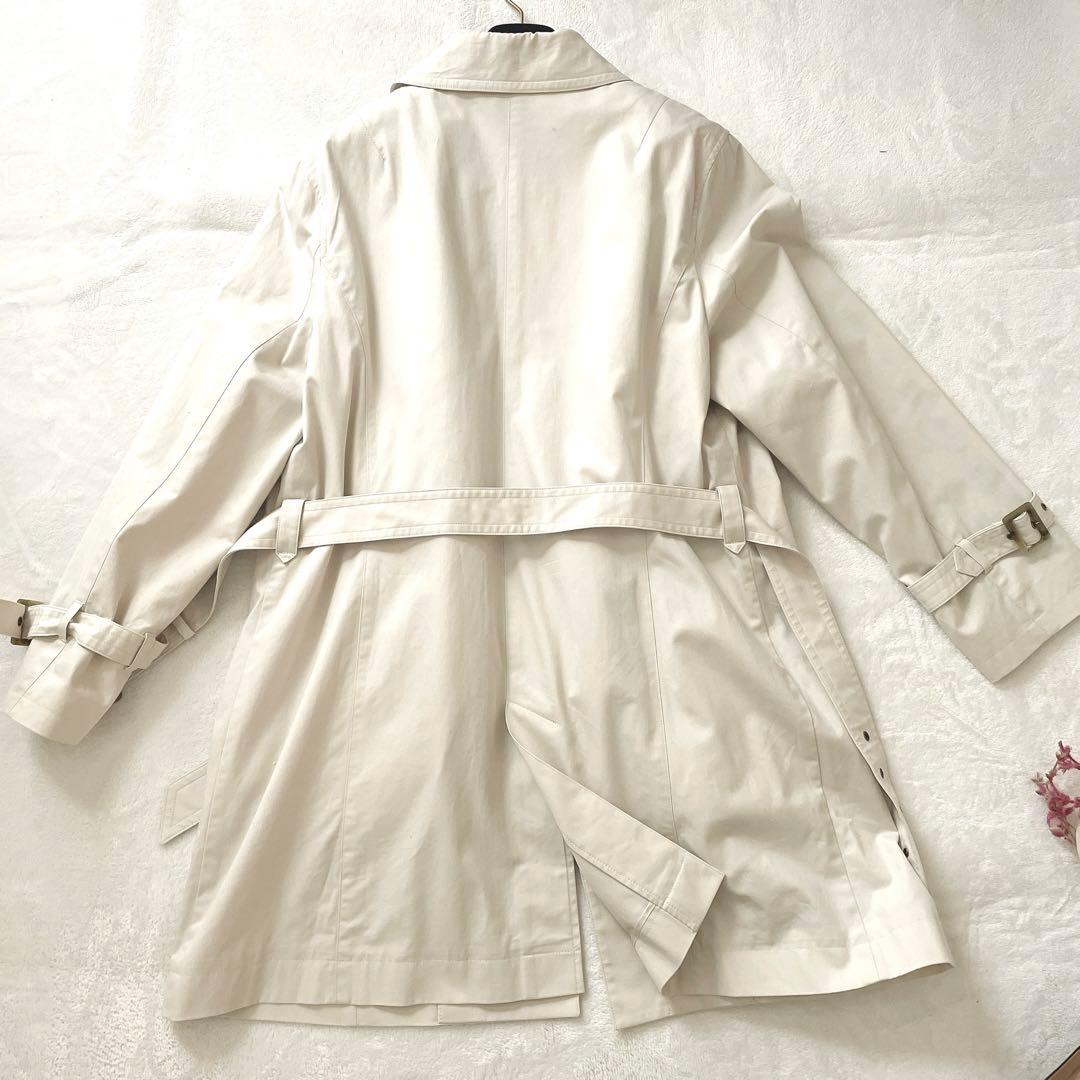 極美品⭐︎23区 キルトライナー付き ベルテッド ステンカラーコート 大きいサイズ
