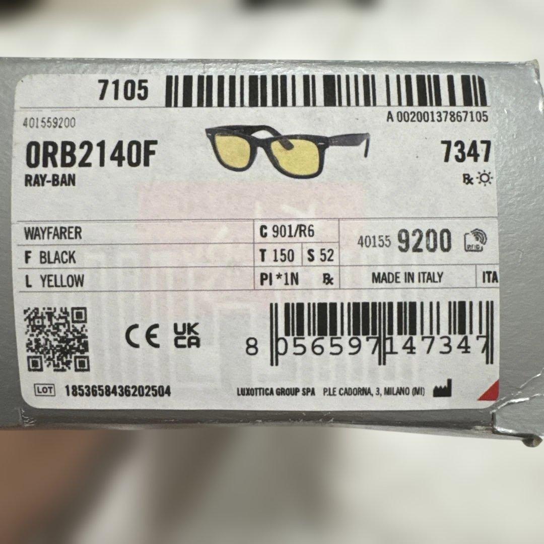 Ray-Ban レイバン Wayfarer サングラス