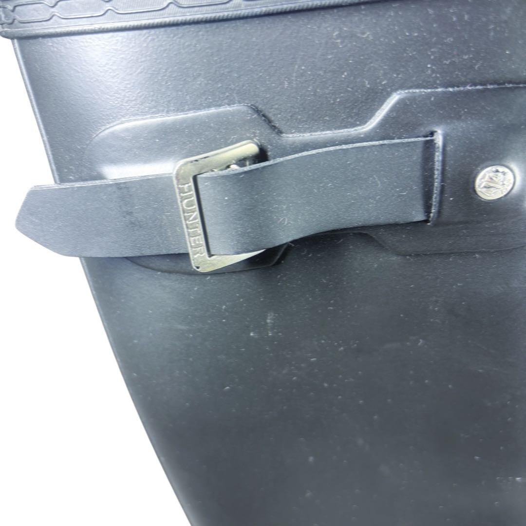 美品✨HUNTER ハンター レインブーツ 25 黒 ロング