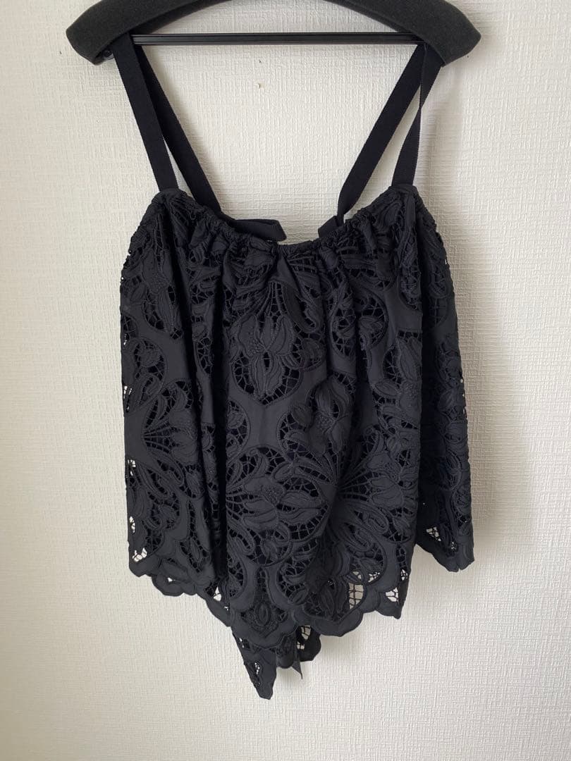 新品タグ付✨CADUNE カットワーク　レースキャミ　カデュネ　チュニック