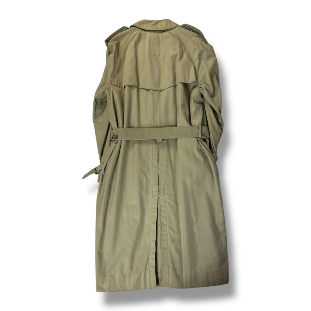 【美品】BURBERRY コットン トレンチコート ライナー付 L英国製