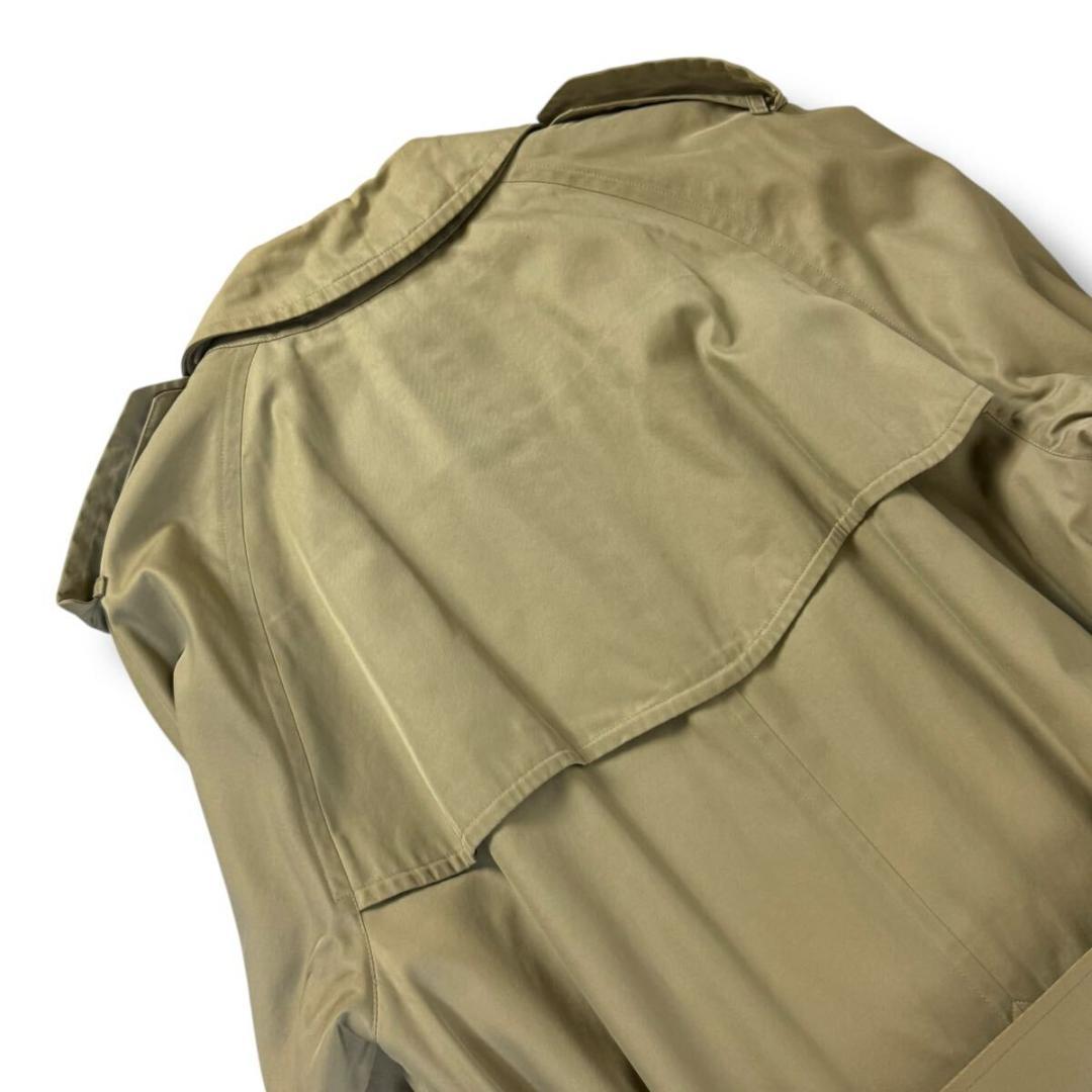 【美品】BURBERRY コットン トレンチコート ライナー付 L英国製