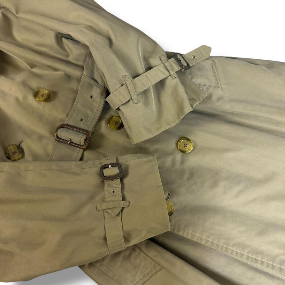 【美品】BURBERRY コットン トレンチコート ライナー付 L英国製