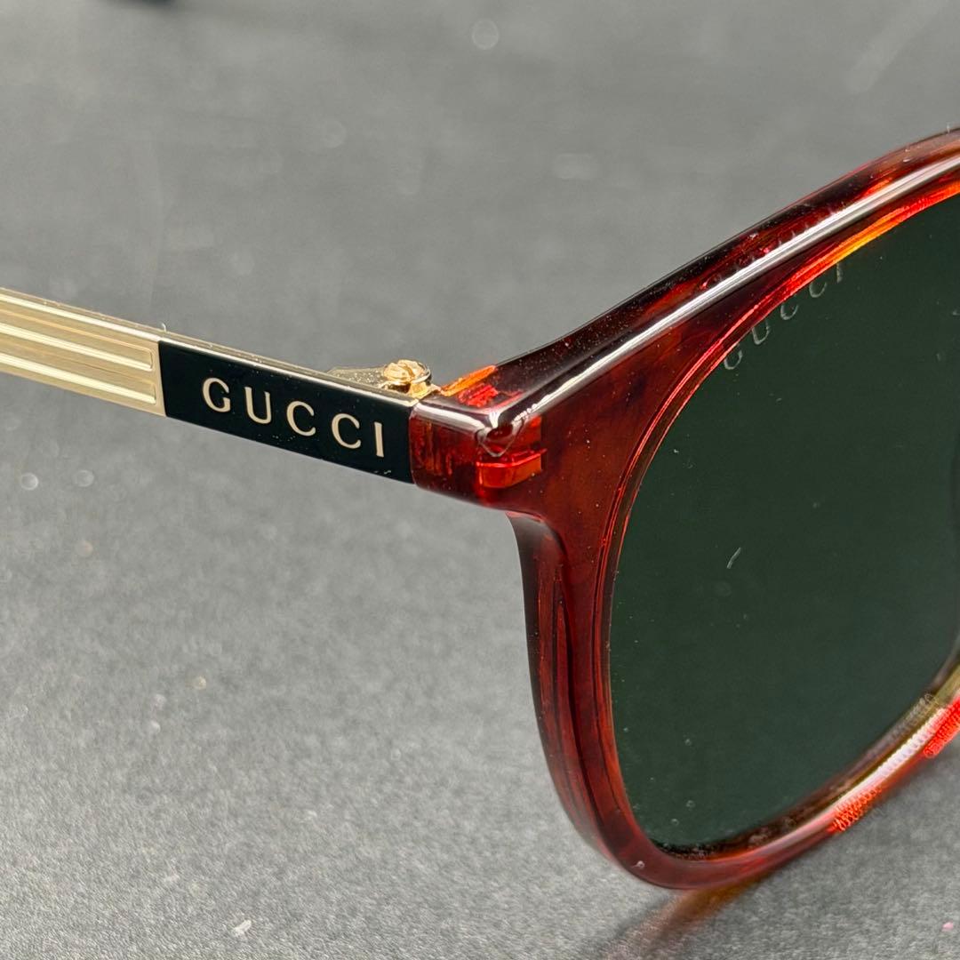 【未使用】GUCCI グッチ サングラス ゴールド アジアンフィット