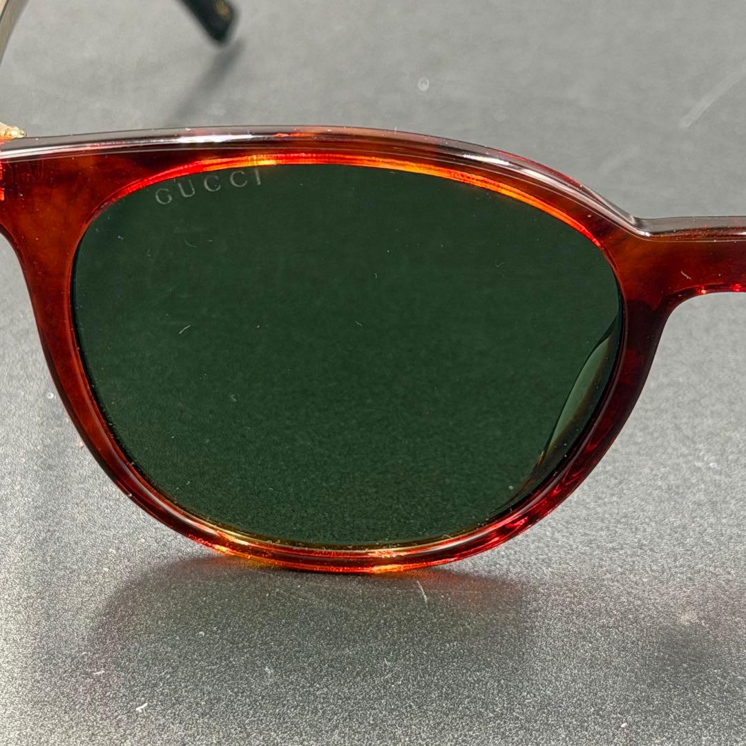 【未使用】GUCCI グッチ サングラス ゴールド アジアンフィット