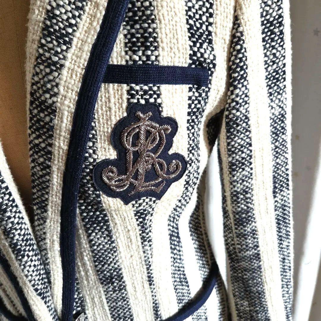 LAUREN RALPH LAUREN ストライプ テーラードジャケット