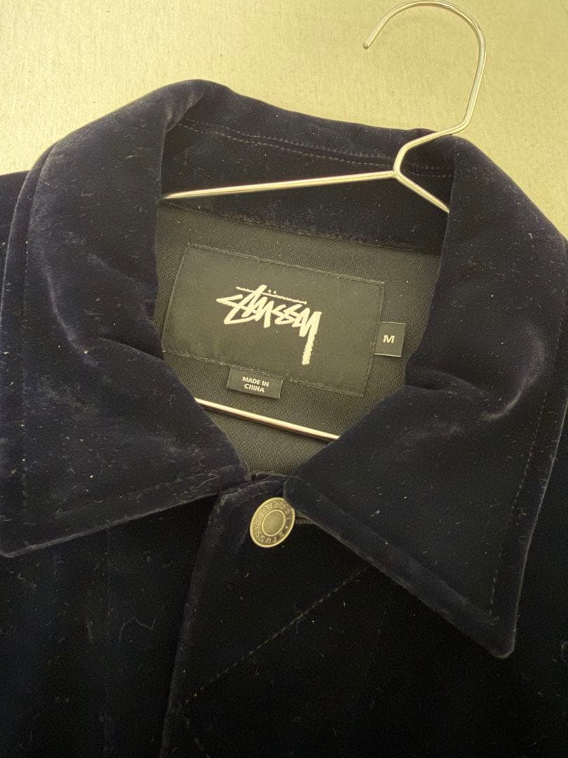 stussy ベルベット生地ジャケット
