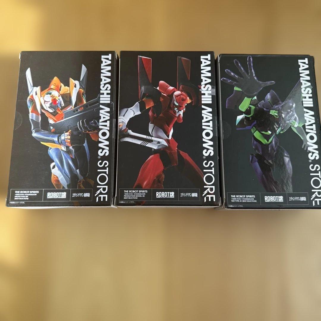 ROBOT魂 エヴァンゲリオン 【BEST SELECTION】 ３体セット