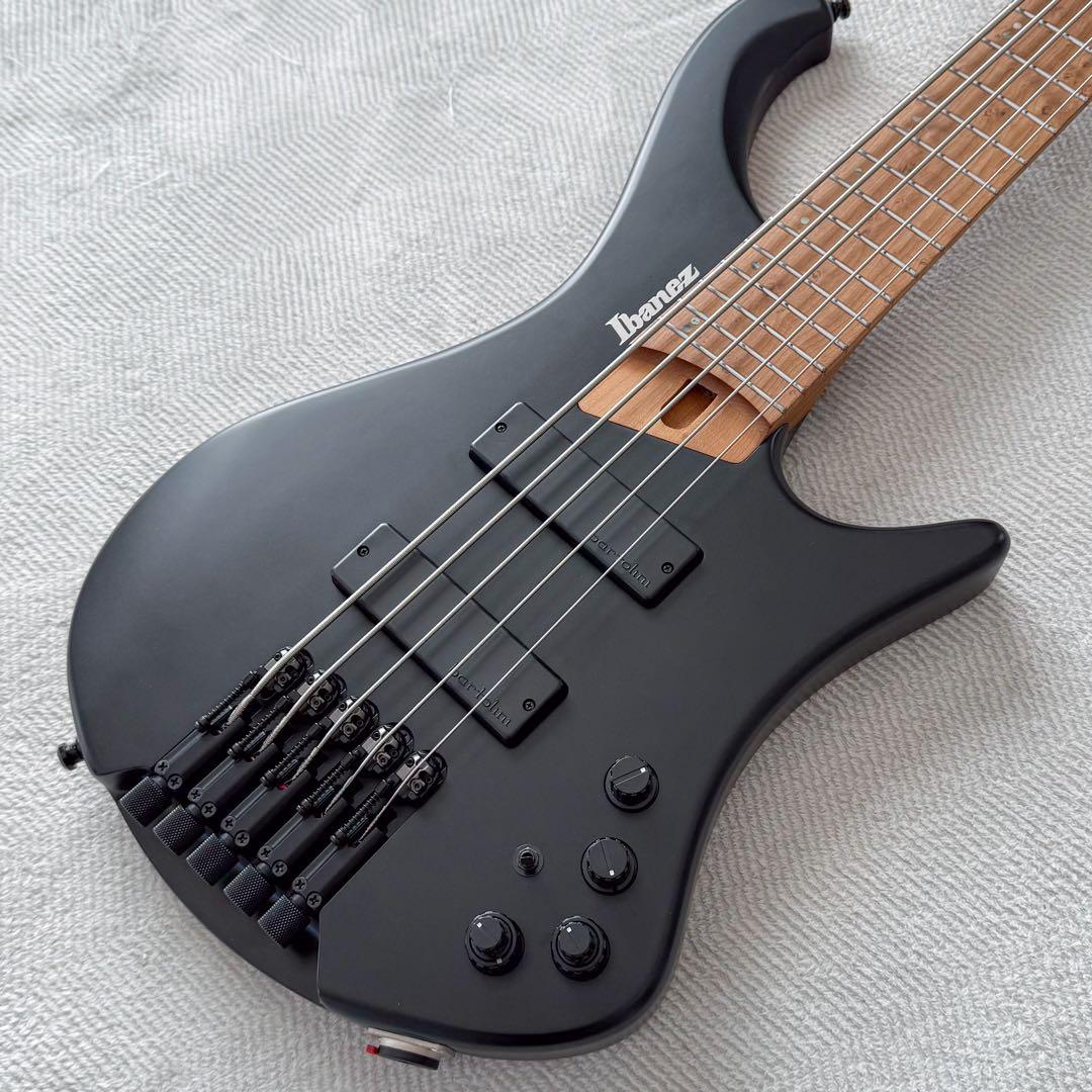 Ibanez EHB1005-BKF 5弦ベース＋純正ギグバッグ＋フレットラップ