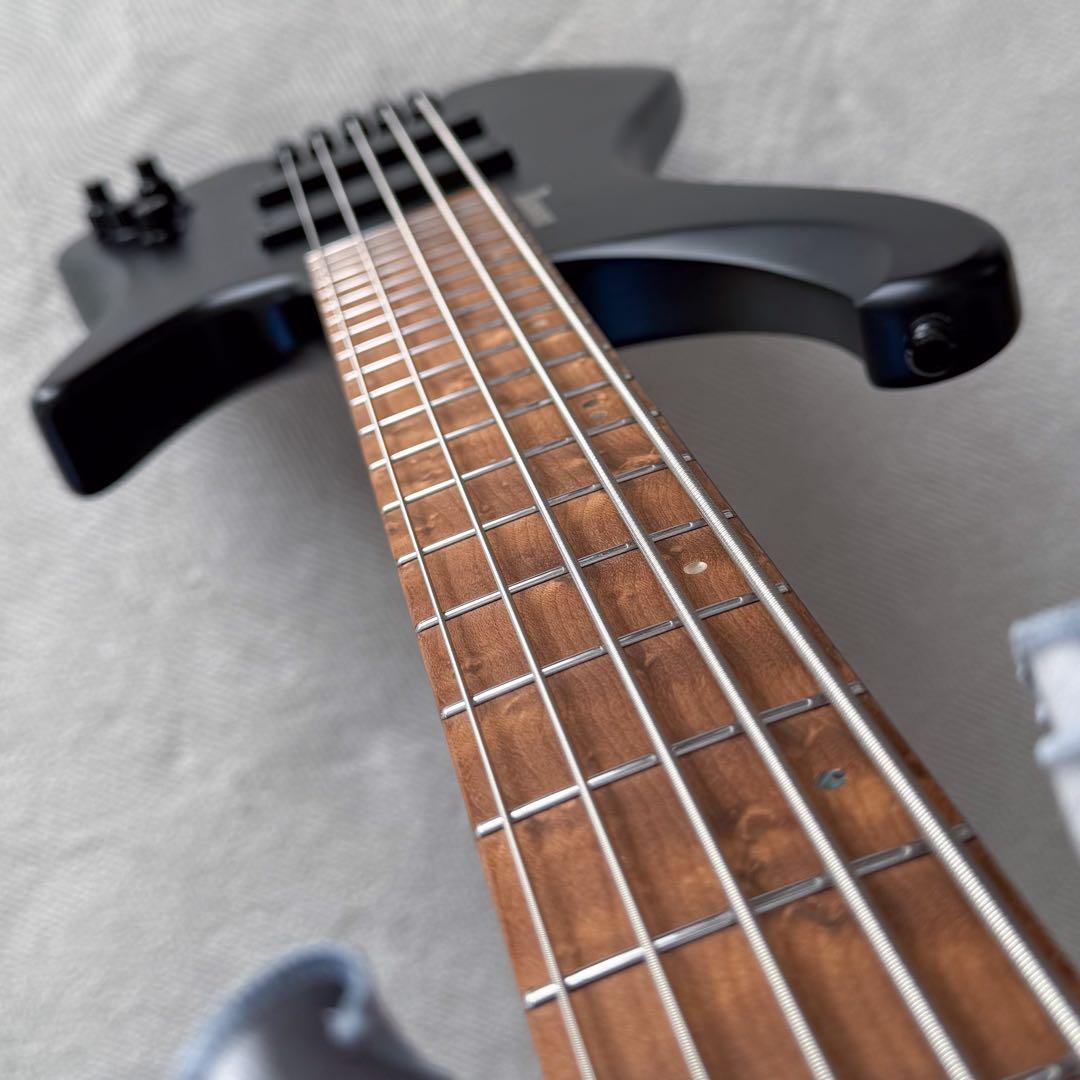 Ibanez EHB1005-BKF 5弦ベース＋純正ギグバッグ＋フレットラップ