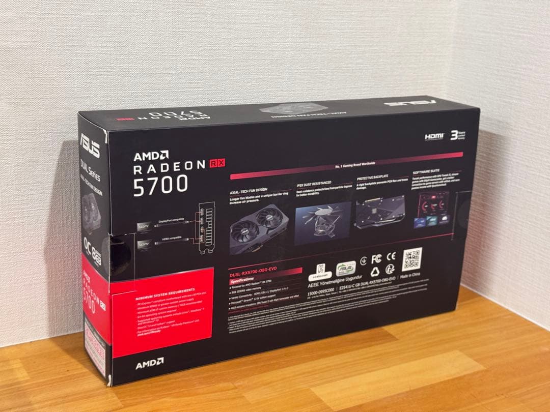 ​【箱あり】ASUS DUAL-RX5700-O8G-EVO グラフィックボード