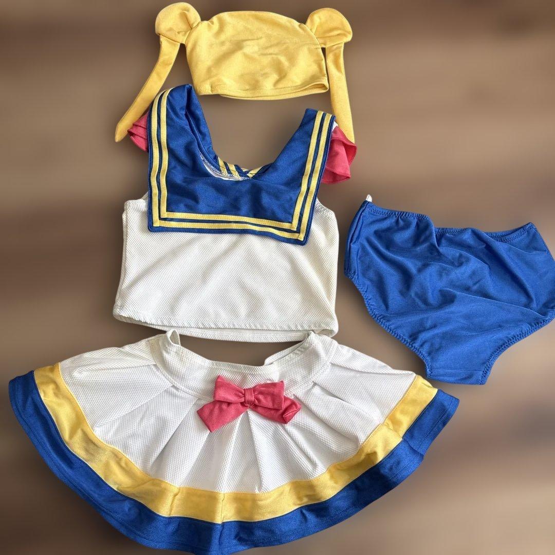 セーラームーン　水着セット　130