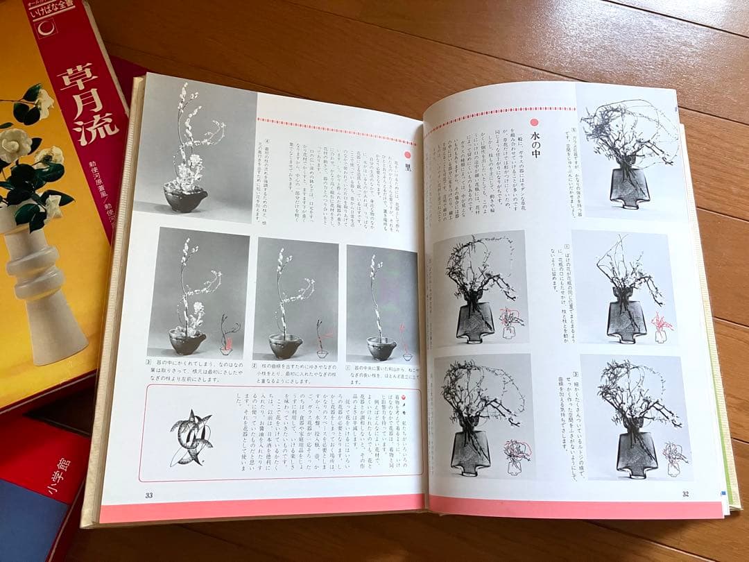 いけばな全書 小学館 全8巻 池坊2 古流2 龍生派 未生流 草月流 小原流