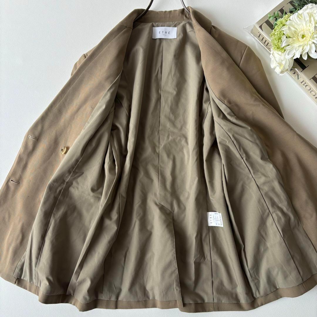 【美品】エトレトウキョウ 2WAYスリーブジャケット ダブル ストレッチ