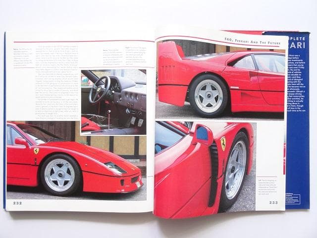 洋書◆フェラーリ写真集 本 GTO テスタロッサ F40 ほか