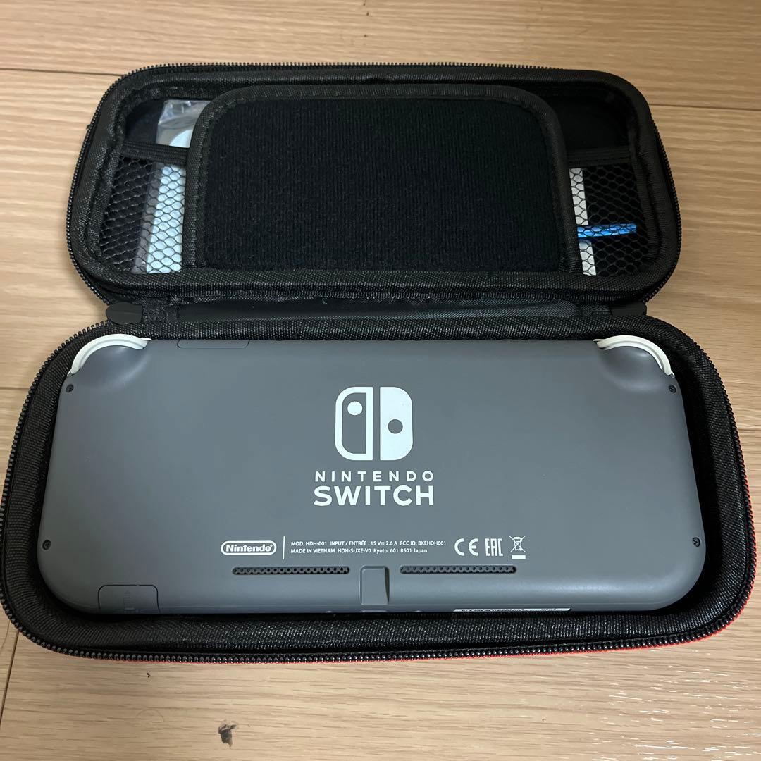 Nintendo Switch Lite グレー 本体 収納ケース付き