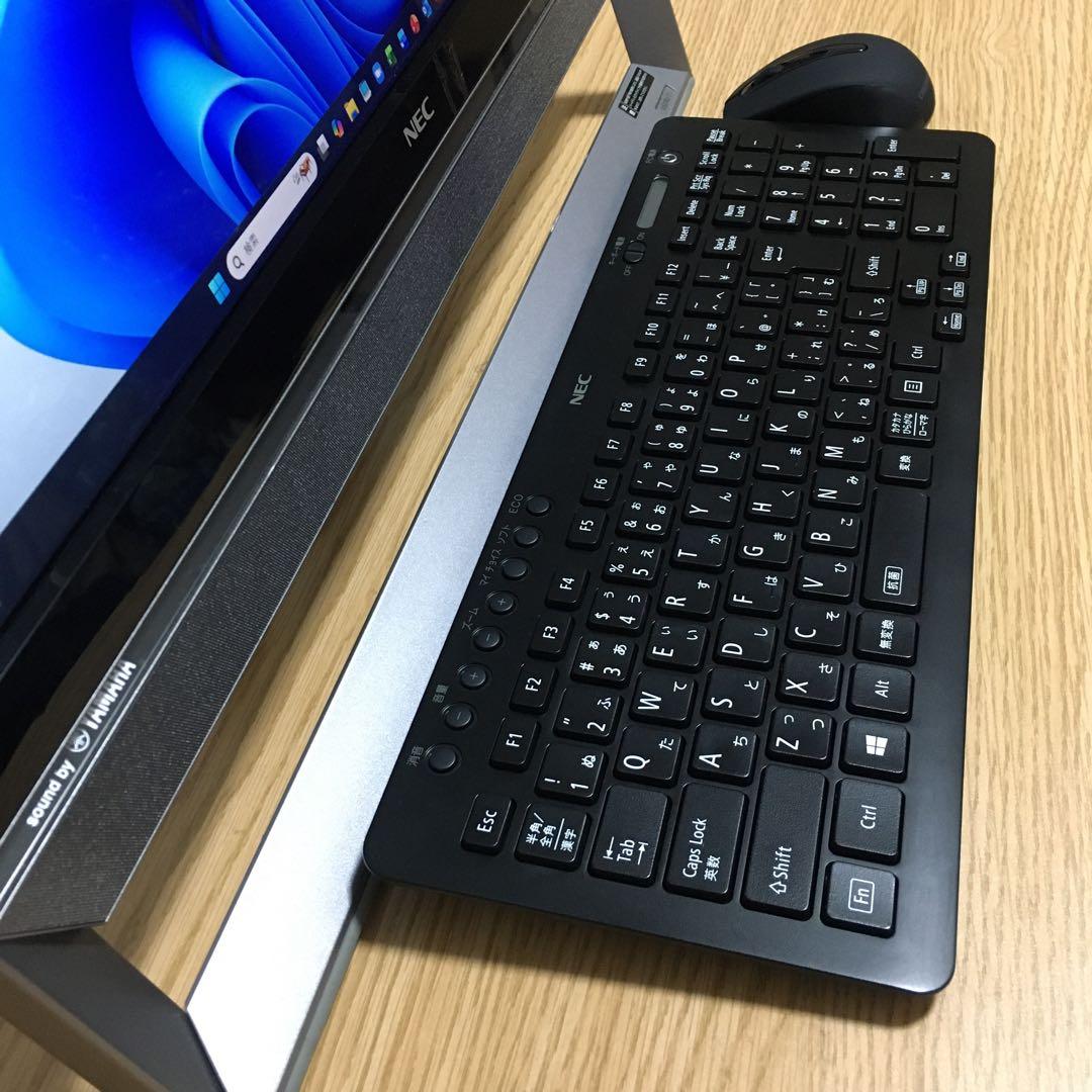 NEC Win11 21.5'モニター 地デジ 一体型 デスクトップPC