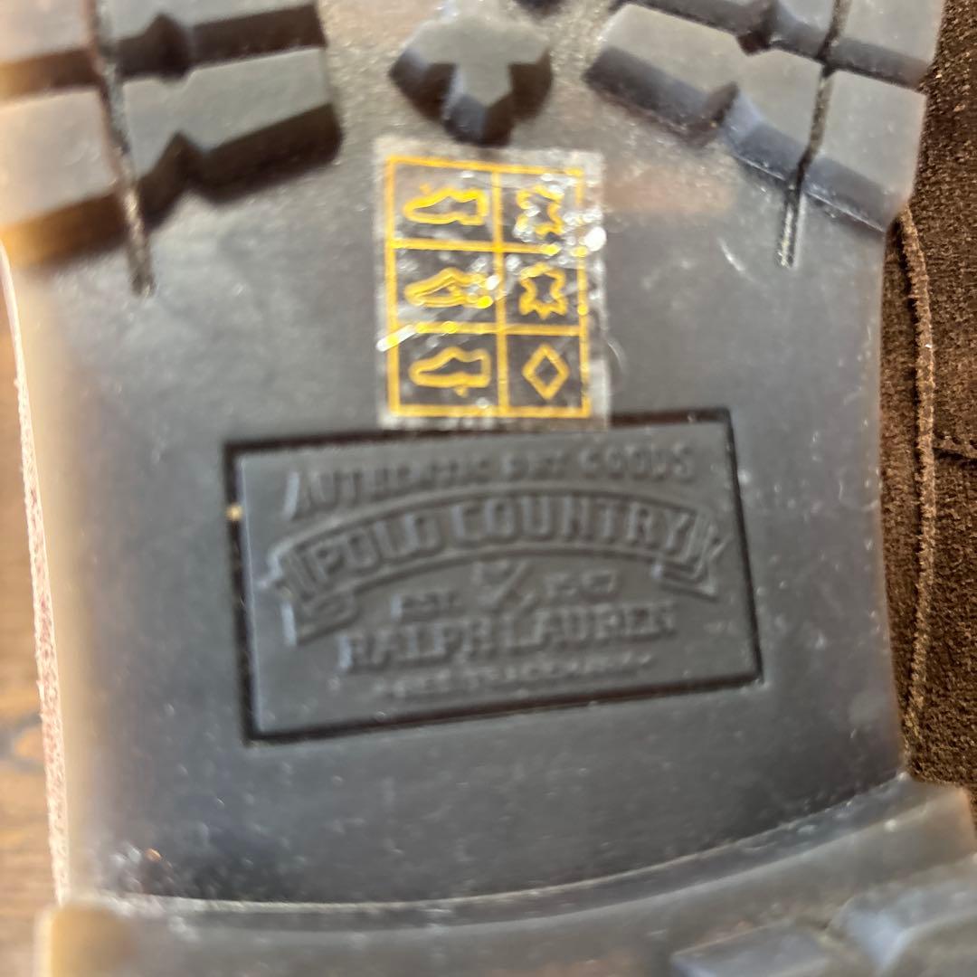 POLO COUNTRY 3EYE スウェード デッキシューズ US9