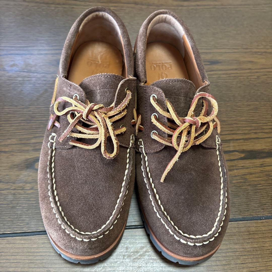 POLO COUNTRY 3EYE スウェード デッキシューズ US9