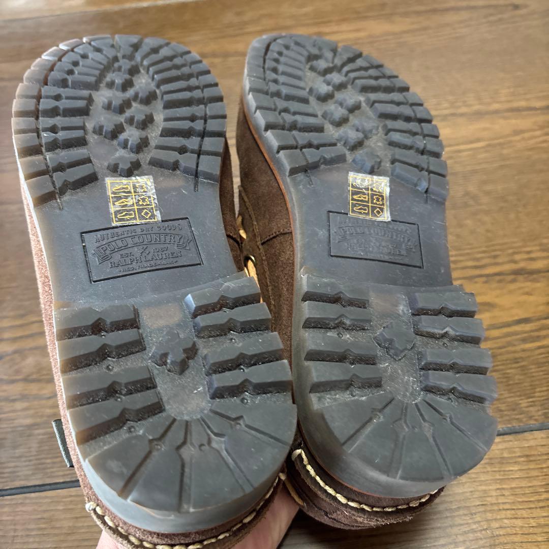 POLO COUNTRY 3EYE スウェード デッキシューズ US9