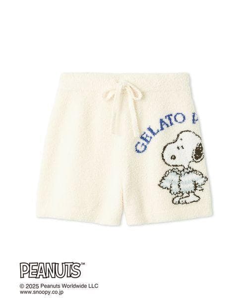 ジェラートピケ「PEANUTS」 ジャガードプルオーバー＆ショートパンツセット