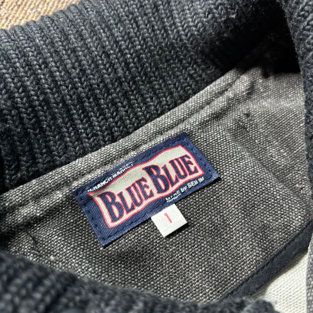 BLUE BLUE ハリウッドランチマーケットブラックデニム ジャケット ロング