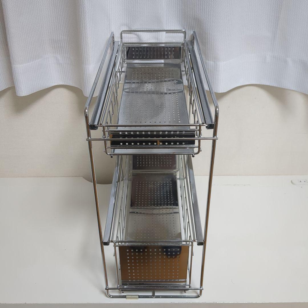 【専用出品】ステンレス製キッチンシンク下収納ラック【 2個】