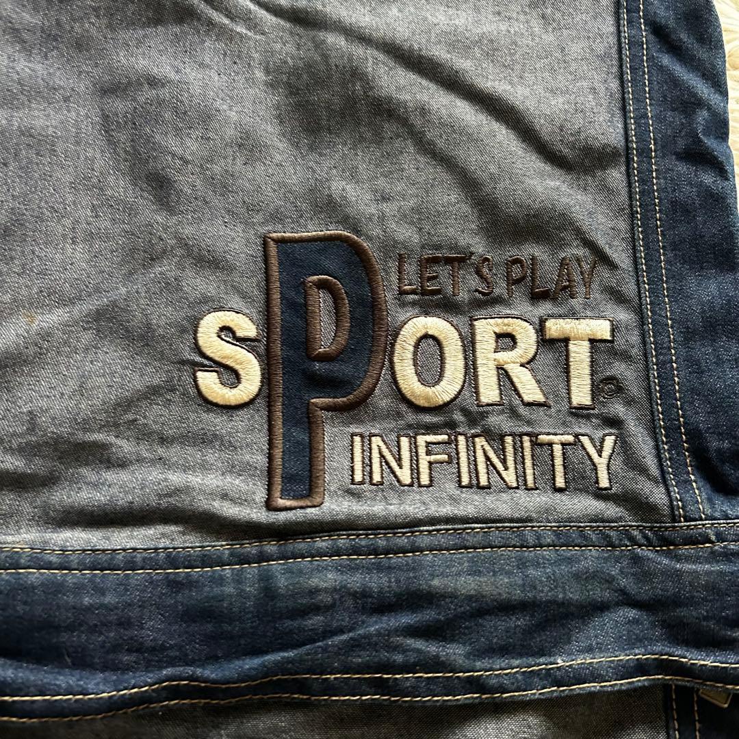 INFINITY SPORT 刺繍 デニムジャケット＋パンツ セットアップ