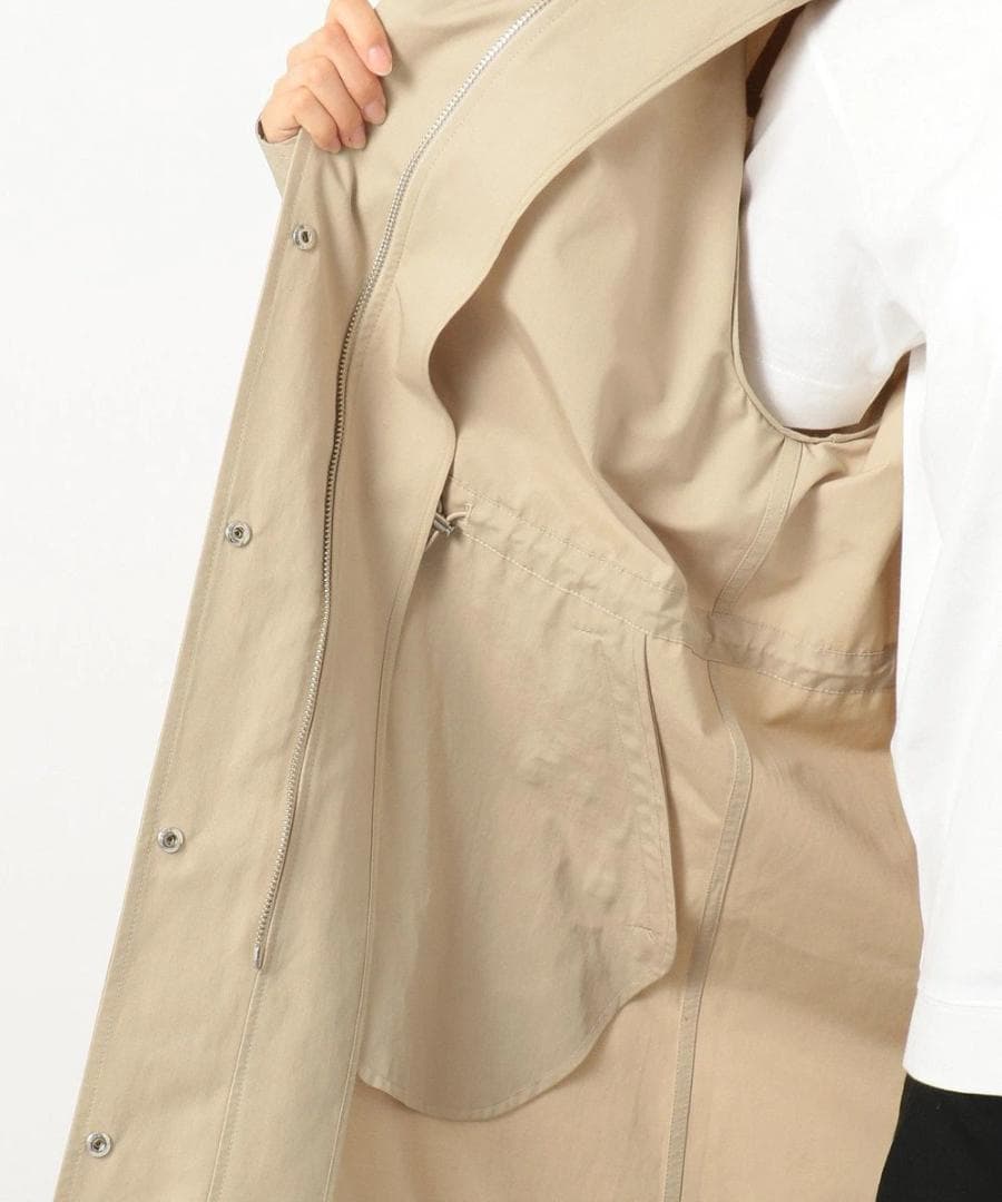 ★新品★ 23区 ライトタッサー モッズコート　ベージュ系