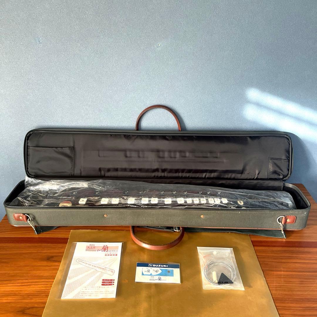 【美品　商品】SUZUKI 電気大正琴 蘭BASS バス ベース 低音