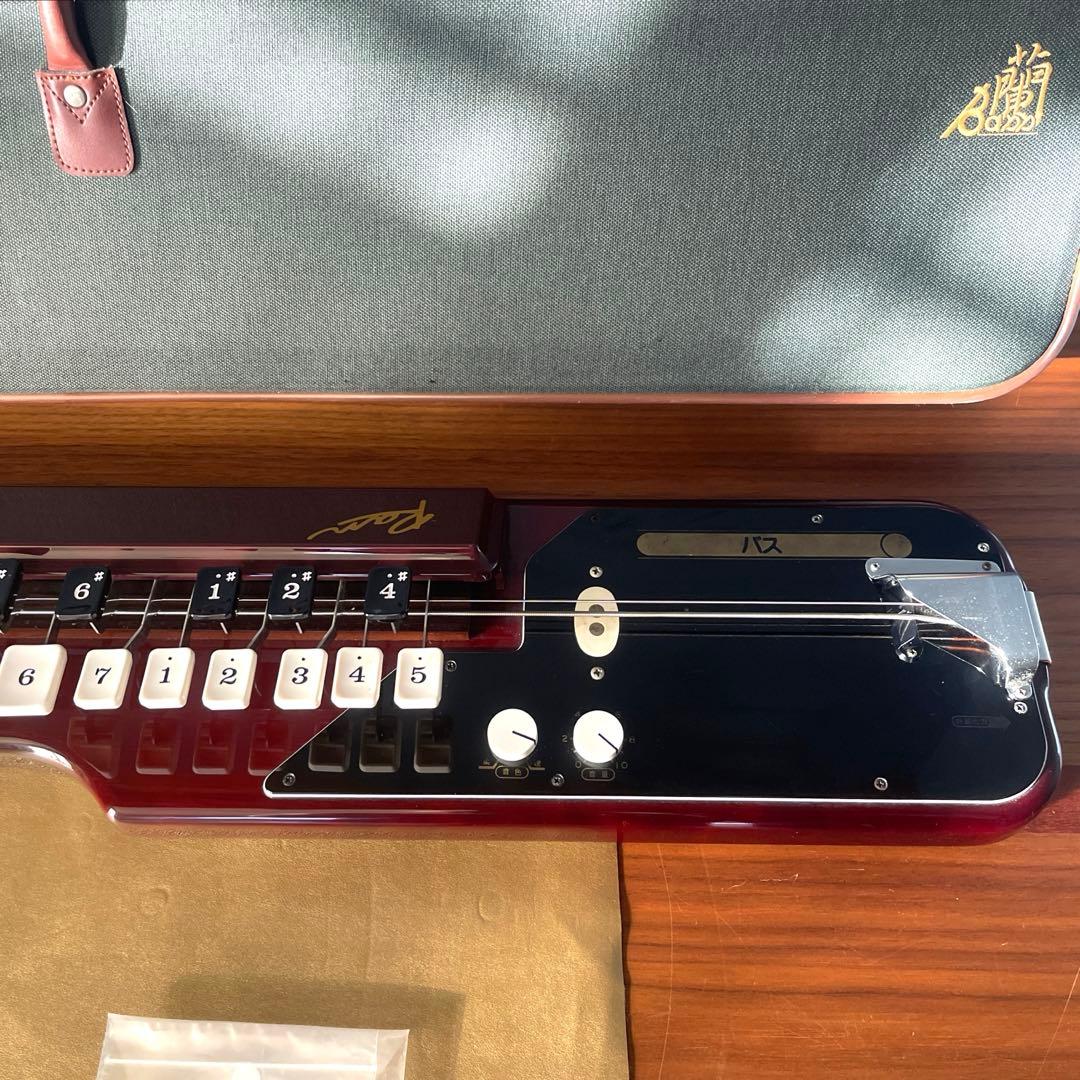 【美品　商品】SUZUKI 電気大正琴 蘭BASS バス ベース 低音