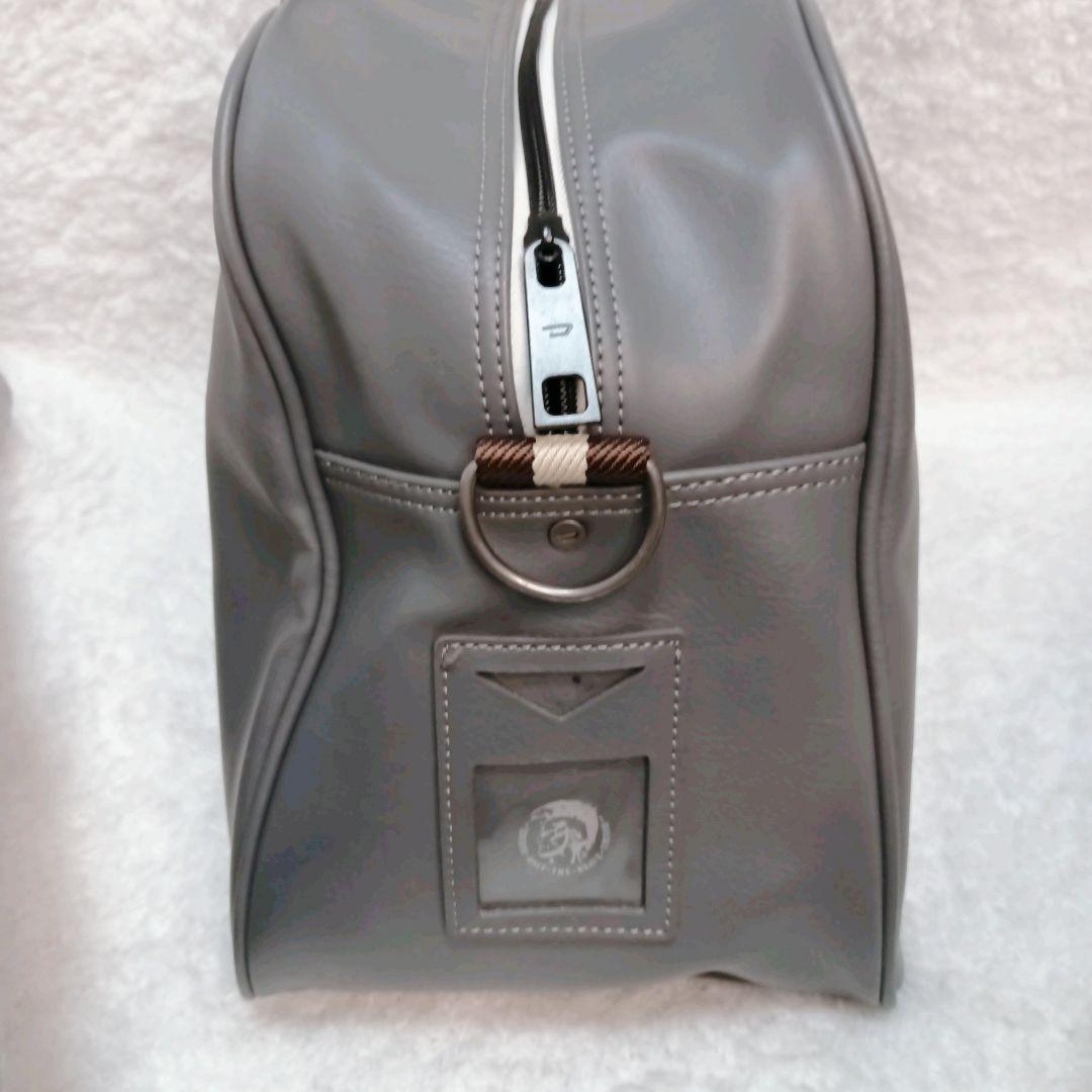DIESEL ボストンバッグ グレー ブレイブマン