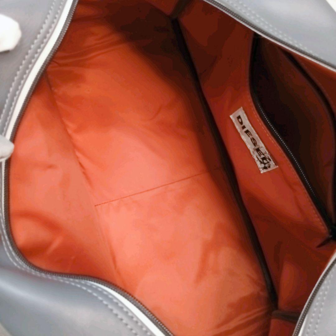 DIESEL ボストンバッグ グレー ブレイブマン