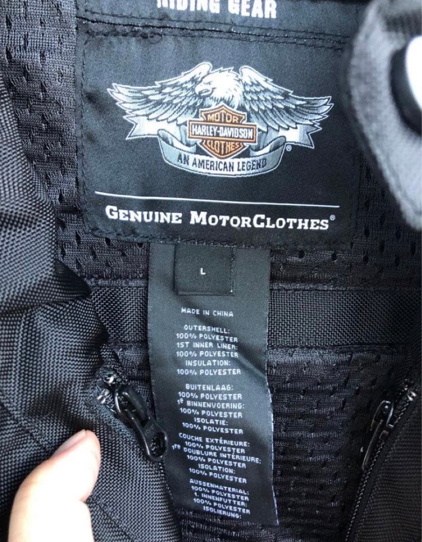 新品 Harley-Davidson ハーレーフレア ナイロンジャケット L