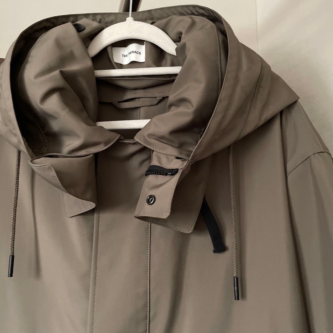 美品 THE RERACS リラクス ドロップショルダー モッズコート 軽量素材